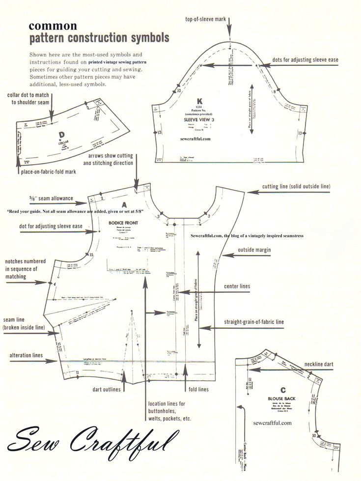 the sewing pattern is shown with instructions for how to sew