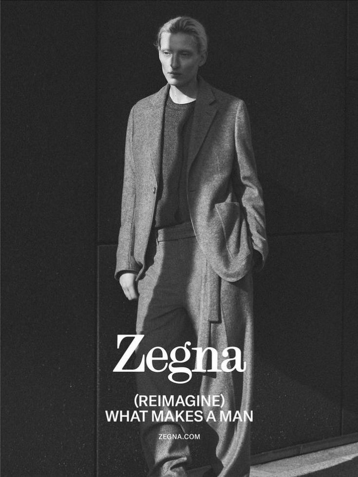 Ermenegildo Zegna F/W 2021 Campaign (Zegna) Zegna Campaign, Sydney Swans, What Makes A Man, Fashion Campaign, Make A Man, Ermenegildo Zegna, Swans, Brunello Cucinelli, Old Money