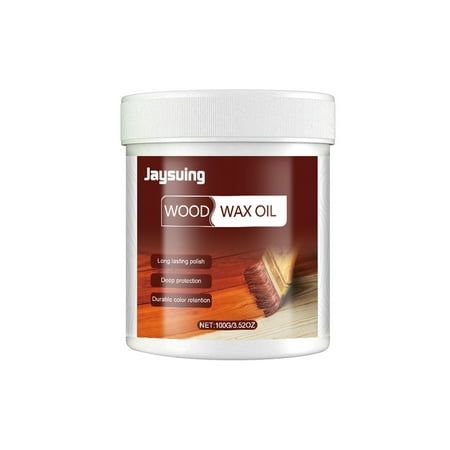 wood wax oil in a white jar on a white background with the words jaysung