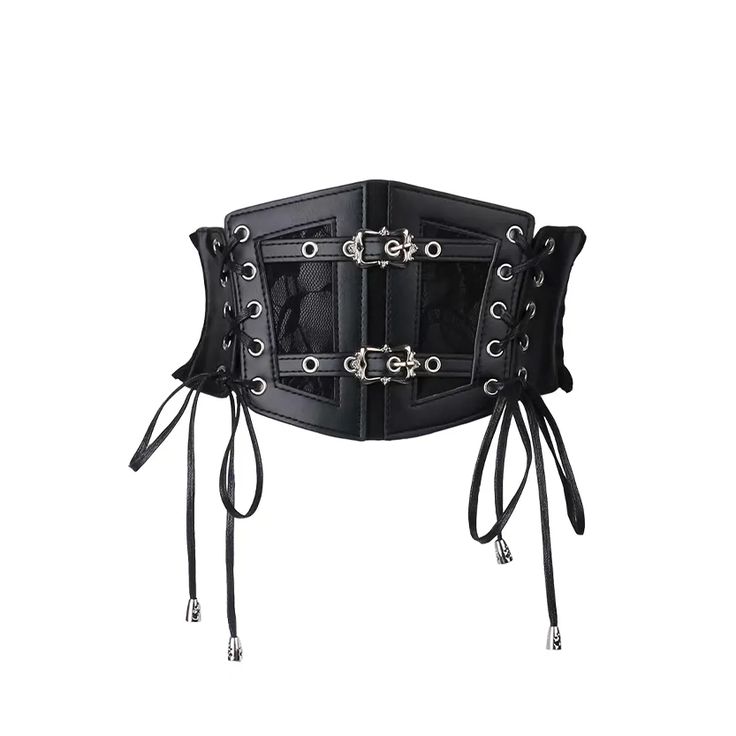 High Waist Belt, Steampunk, Gothic, Punk, Retro, Sexy Bridal Bustier, Body Slimming Wide Belts, Dress Girdle, Elastic Belts, Stretchy Belts. These lace up wide elastic corset belts are the perfect accessory for any women's wardrobe. PREMIUM MATERIAL: The Front of the Corset Belt is Made of PU Leather with Edge Stitching Tied up, the Sides are Made of Wide Thick Premium Elastic Band, While there is a button Fastener in the Back. ALL Materials are Carefully Selected to Ensure that the Black Corset Edgy Corset Belt For Alternative Fashion, Black Halloween Corset For Concert, Black Punk Corset For Alternative Fashion, Alternative Black Corset For Festivals, Black Gothic Corset For Festivals, Gothic Black Corset For Festivals, Black Steampunk Corset For Festival, Black Steampunk Corset Belt For Halloween, Steampunk Black Corset For Festivals