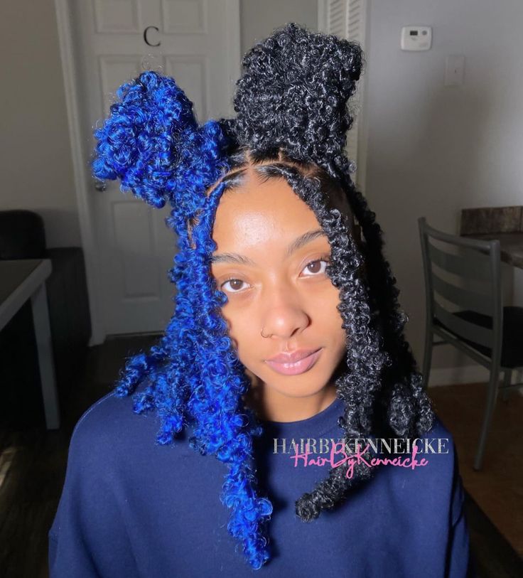 Butterfly Locs, Faux Locs Hairstyles, Space Buns, Box Braids Hairstyles For Black Women, Cute Braided Hairstyles, Protective Hairstyles Braids, Pretty Braided Hairstyles, Girls Hairstyles Braids, Girls Braids