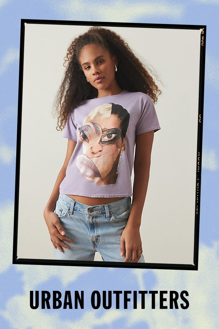 ADW UO Exclusive Dub baby tee. Cropped baby tee from Philadelphia’s ADW with graphics at the front. Classic baby tee silhouette cropped above the waist in a shrunken fit. Find this graphic baby tee only at Urban Outfitters. Features ADW UO Exclusive Dub baby tee Part of our exclusive collection with ADW Cropped baby tee fit UO exclusive Content + Care 100% Cotton Machine wash Made in the USA Size + Fit Model is 5’11" and wearing size Small Measurements taken from size Small Chest: 17" Length: 21" | ADW UO Exclusive Dub Baby Tee in Lavender, Women's at Urban Outfitters Lavender Graphic Print Crew Neck T-shirt, Lavender Graphic Print T-shirt With Relaxed Fit, Lavender Short Sleeve T-shirt With Graphic Print, Trendy Lavender Short Sleeve T-shirt, Relaxed Fit Lavender Graphic Tee, 90s Purple Top With Graphic Print, 90s Style Purple Top With Graphic Print, 90s Graphic Print Purple Top, Lavender Graphic Tee With Print