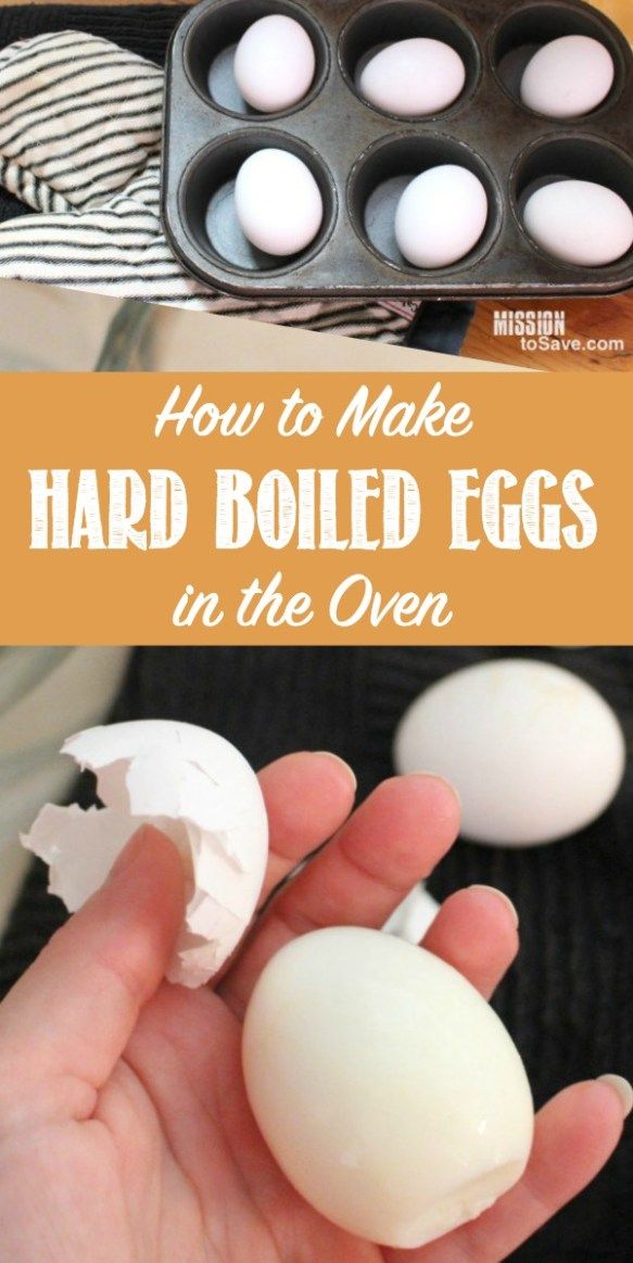 how to make hard boiled eggs in the oven and then put them in an egg carton