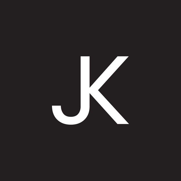 Vector jk j k letters logo monogram desi... | Premium Vector #Freepik #vector #monogram-vector #modern-monogram #stylish-monogram #minimalist-monogram Monogram J, Letters Logo, Modern Monogram, Letter K, Wedding Logos, Vector Template, Monogram Design, Minimal Logo, Monogram Logo