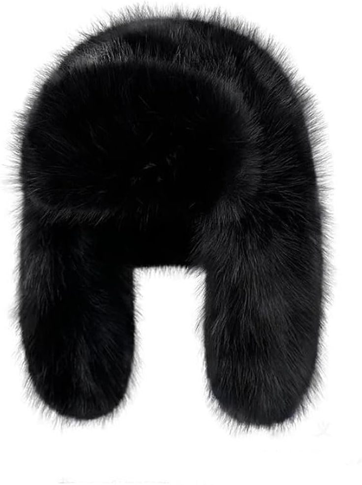 Fluffy Hat Winter, Black Fur Hat, Russian Winter Hat, Winter Hat Outfit, Ushanka Hat, Fluffy Hat, Fur Costume, Cabin Trip, Warm Hats