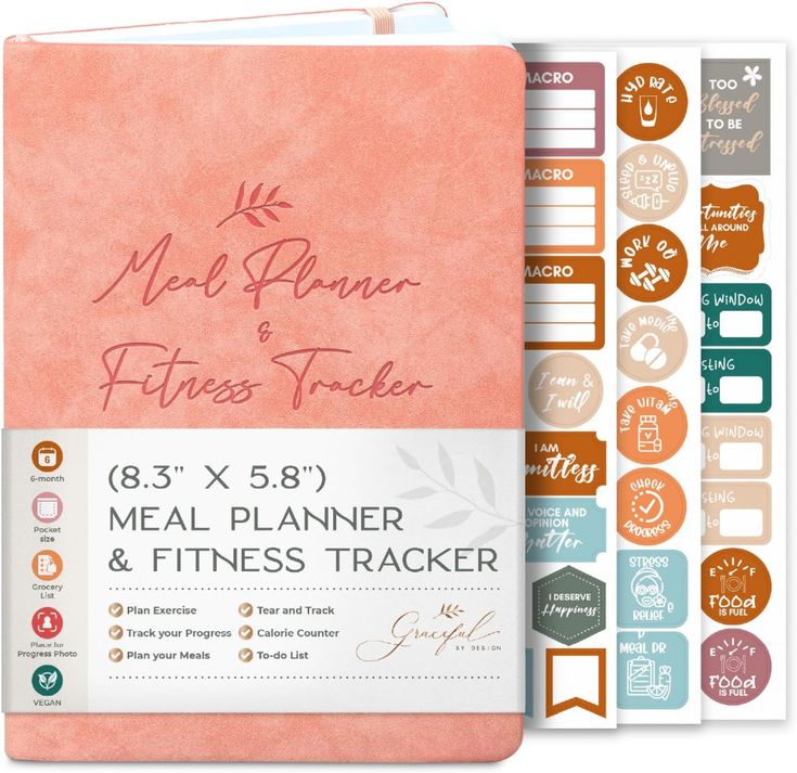 the meal planner and fitness tracker are shown