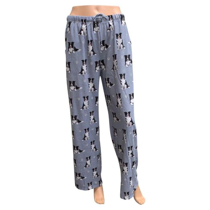 Pet Lover Unisex Pajama Bottoms - Border Collie -