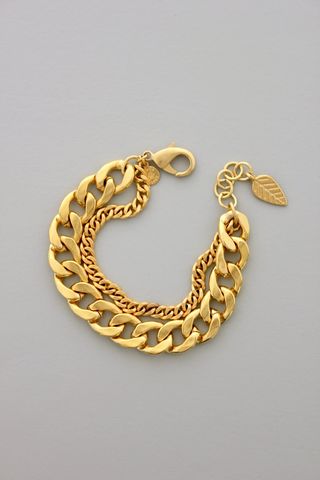 DORB26 – David Aubrey Inc Double Chain Bracelet, Designer Handmade Jewellery, Casual Jewelry, Sell Gold, Double Chain, Gold Bracelet Chain, One Inch, Satin Brass, Lifestyle Shop