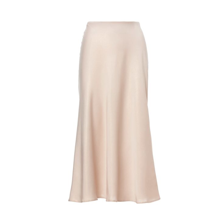 Introducing our exquisite Satin Midi Skirt, a timeless piece designed to elevate your style with sophistication and grace. This midi-length skirt features a flared hemline that exudes elegance and movement. Its high-waisted design offers a flattering silhouette that complements various body types. Crafted with meticulous attention to detail, the concealed zip fastening ensures a seamless finish, allowing for easy wear while maintaining a polished look. While offering no stretch, its structured design maintains its shape, adding a touch of refinement to your ensemble. Dry clean only Classic Beige Flared Skirt, Satin Midi Skirt, Structured Design, Midi Length Skirts, Independent Designers Fashion, Gold Details, Easy Wear, Polished Look, Fashion Jewellery