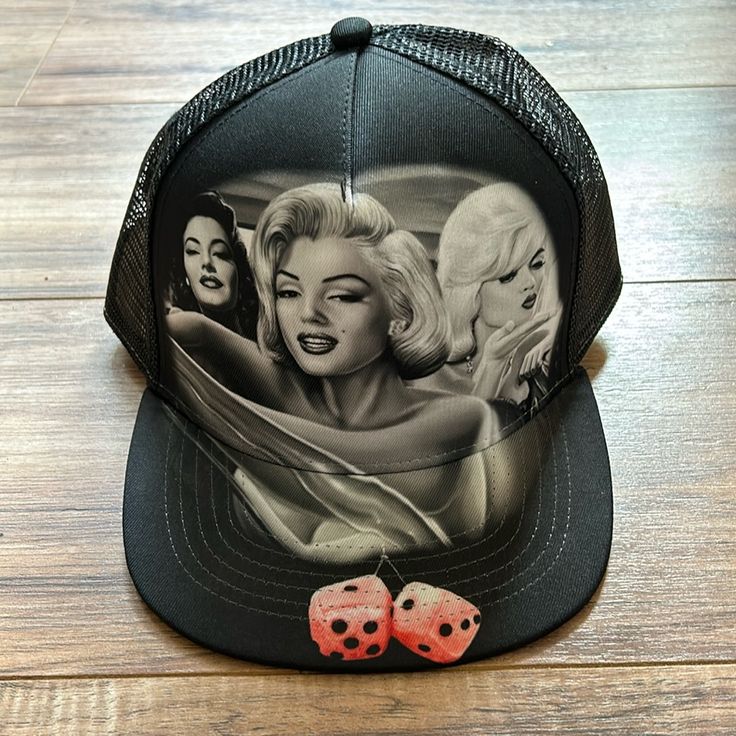 Dg Angels Bombshell Snapback Hat Marilyn Monroe New Never Worn Thank You For Stopping By Our Closet! Bundle Items And Make An Offer! 033024.00 Angel Accessories, Crystal Fashion, Snapback Hat, Marilyn Monroe, Snapback Hats, Accessories Hats, Mens Accessories, Angel, Thank You