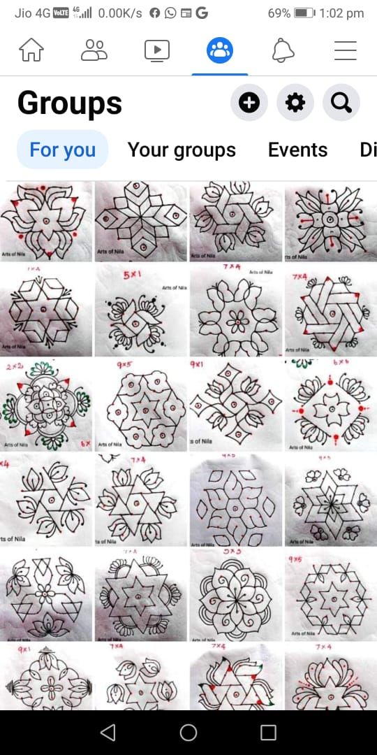 an iphone screen showing how to draw snowflakes