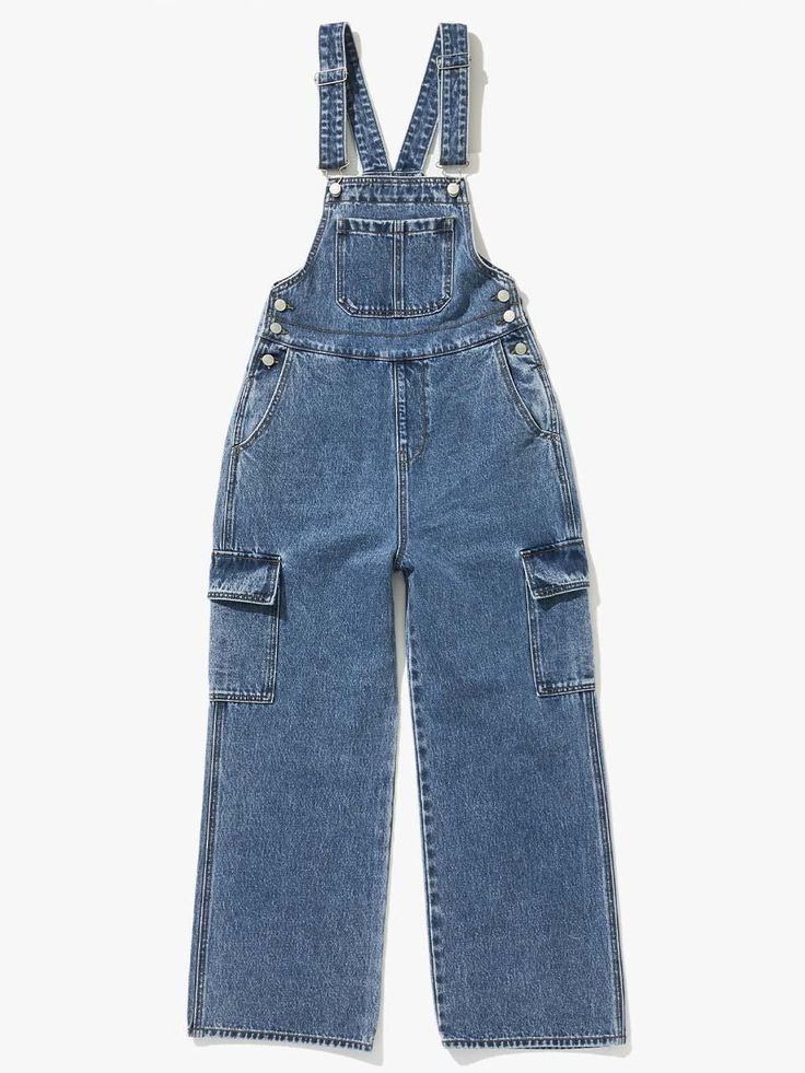 This is a modern and feminine overall pants by PLAC that is made out of high quality and sturdy fabric. With unique design detail and trendy mood, you can style it for your casual and young daily outfit.- Side cargo pockets detail- 13.5 oz cotton denim fabric- Non brush washing detail Utility Cotton Overalls With Patch Pockets, Utility Cotton Overalls With Pockets, Cotton Overalls With Pockets For Fall, High Rise Denim Jumpsuit With Pockets In Utility Style, Fall Cotton Overalls With Pockets, Cotton Overalls With Patch Pockets For Fall, Casual Cotton Overalls With Side Pockets, Cotton Overalls With Multiple Pockets For Work, Trendy Cotton Cargo Jeans For Workwear