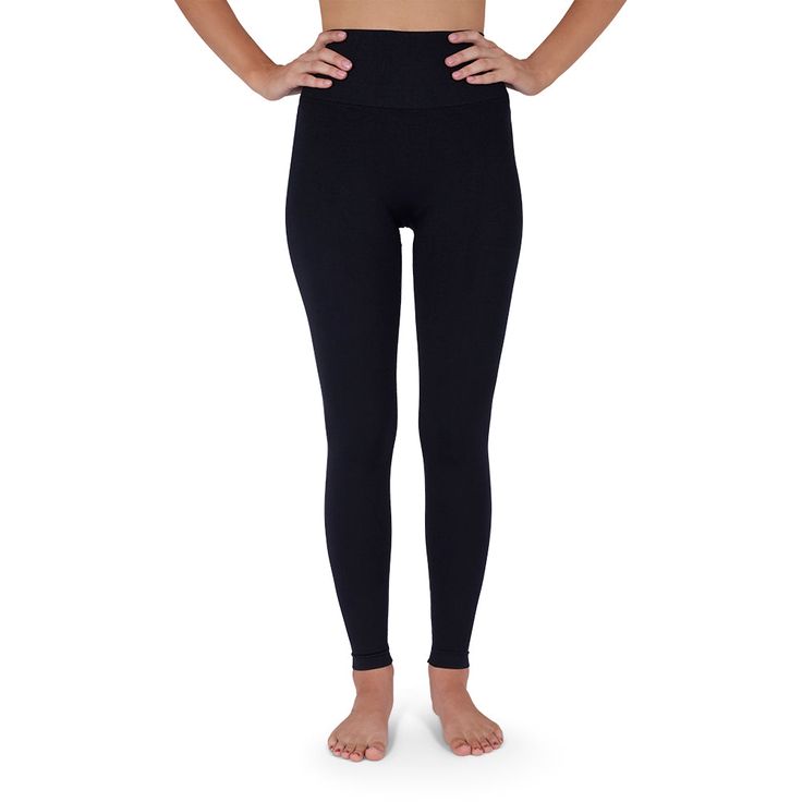 We know how much you love your favorite fashion leggings, and our version packs not only built-in hidden compression, but also an extra special feature: opaque material that you can't see through. These will quickly become your go-to black leggings. These flattering leggings give an all-over slimming effect while 15-20 mmHg of graduated compression keep your legs feeling invigorated. Consult your physician if you have moderate to severe venous insufficiency or edema to see if footless compressio High Stretch Versatile Solid Tights, Versatile High Stretch Tights, Versatile High Stretch Solid Color Tights, Versatile High-stretch Solid Tights, Versatile High Waist Black Tights, Versatile High-waist Black Tights, Solid Compression Seamless Leggings, Compression Seamless Solid Tights, Solid Compression Leggings With Seamless Construction