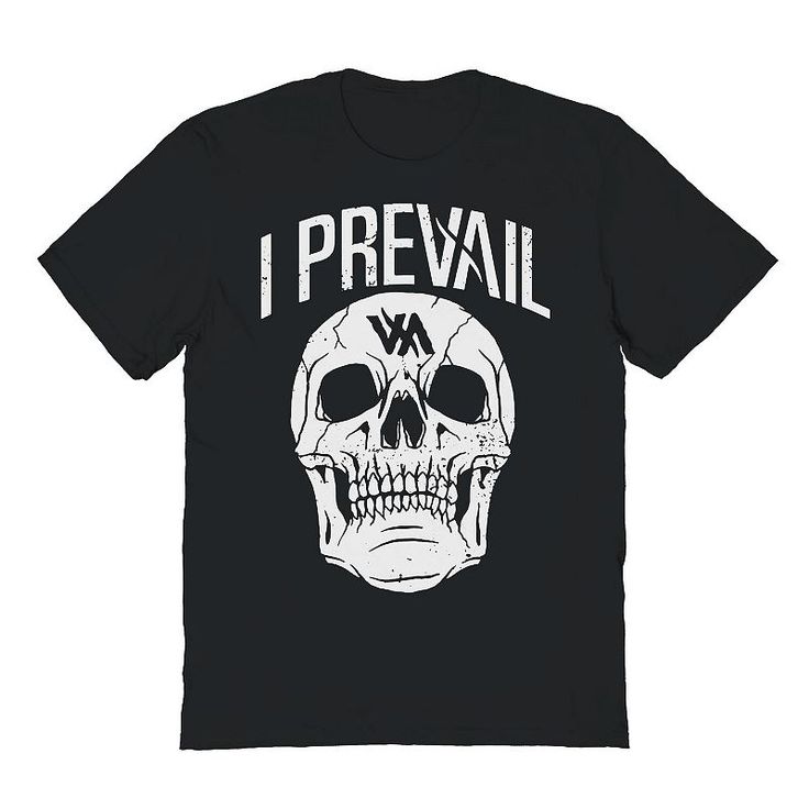 Show your rocker fashion with this Men's I Prevail Skull Graphic Tee. Show your rocker fashion with this Men's I Prevail Skull Graphic Tee. SETUP INFORMATION I Prevail SkullFEATURES Crewneck Official Bon Jovi Merch Short sleeveFABRIC & CARE Cotton Machine wash Imported Color: Black. Gender: male. Age Group: adult. I Prevail, Rocker Fashion, Skull Bags, Skull Sweatshirt, Skull Clothing, Skull Graphic, Vintage Logo Design, Rocker Style, Skull Fashion