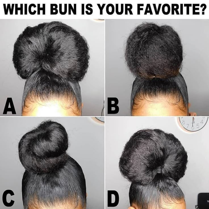 Black Girls With Long Hair, Fan Bun, Natural Hair Bun, Hair Bun Styles, Natural Hair Bun Styles, Natural Hair Ideas, Sleek Ponytail Hairstyles, Natural Hair Styles For Black, Hair Styles For Black Women