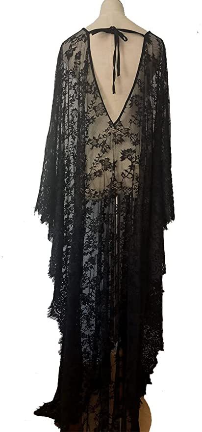 Plus Size Goth Swimwear, Boho Beach Wear, Kimono Plus Size, Plus Size Goth, Swimsuit Coverups, Robe Women, Dress Swimsuit, Sheer Robe, Collection Couture