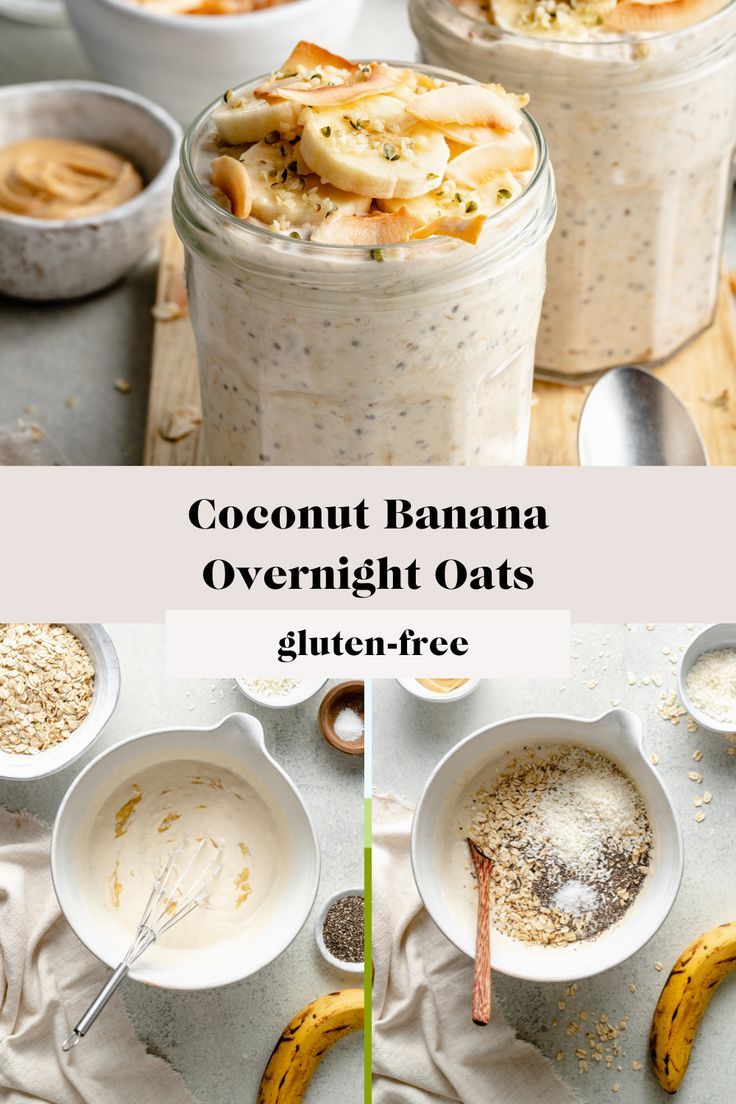 coconut banana overnight oats gluten - free