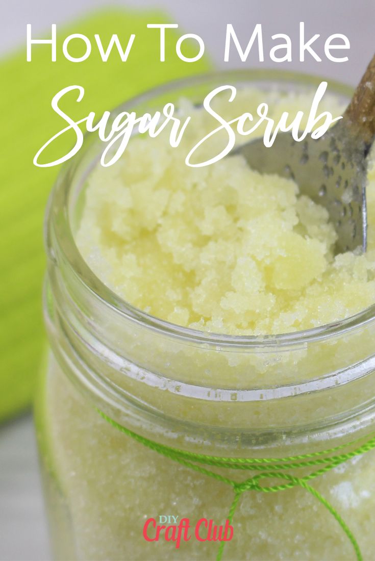 how to make sugar scrub in a mason jar