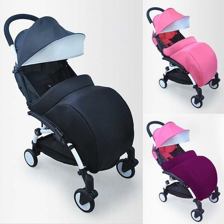 three different views of a stroller with one seat folded down and the other closed