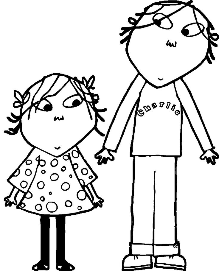 a black and white drawing of a boy and girl with their hands in each other's pockets