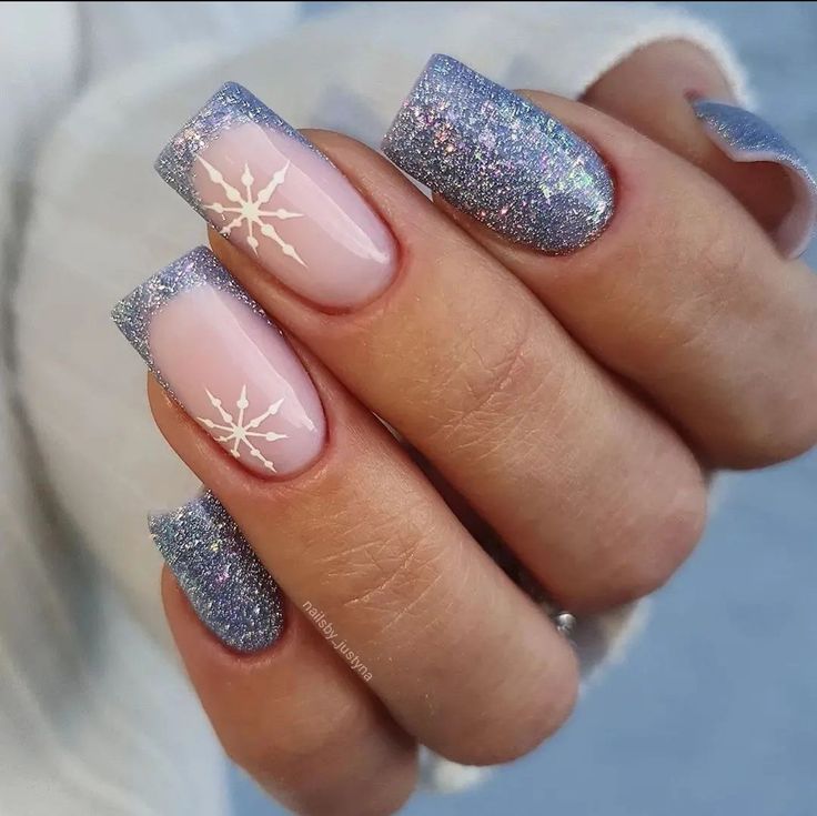 New Years Nail Designs, December Nails, Winter Nails Acrylic, Christmas Gel Nails, Crazy Nails, Christmas Nails Acrylic, Xmas Nails, Classy Nails, Fancy Nails