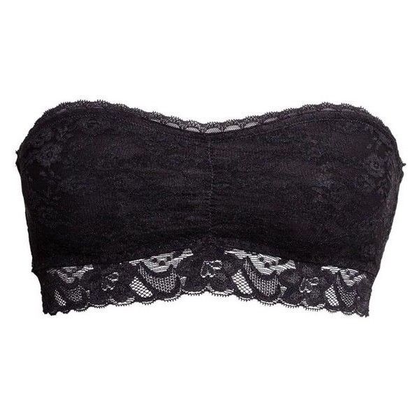 H&M Lace bandeau bra ❤ liked on Polyvore featuring intimates, bras, lacy bras, lace bra, lace bandeau bra, h&m bras and bandeau bra H&m Lingerie, Chica Punk, Lace Bandeau Bra, Lacy Lingerie, Lacy Bra, Black Bandeau, Lace Bandeau, Bandeau Bra, Black Lace Bra