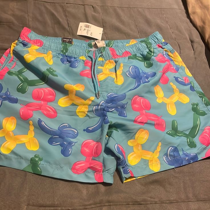 Nwt Mens Size Xl Forever 21 Bathing Suit Forever 21 Casual Blue Bottoms, Mens Bathing Suits, Suit Ideas, Guys Clothing Styles, Cute Bathing Suits, Mens Swim Trunks, Fun Fashion, Man Swimming, Clothing Styles