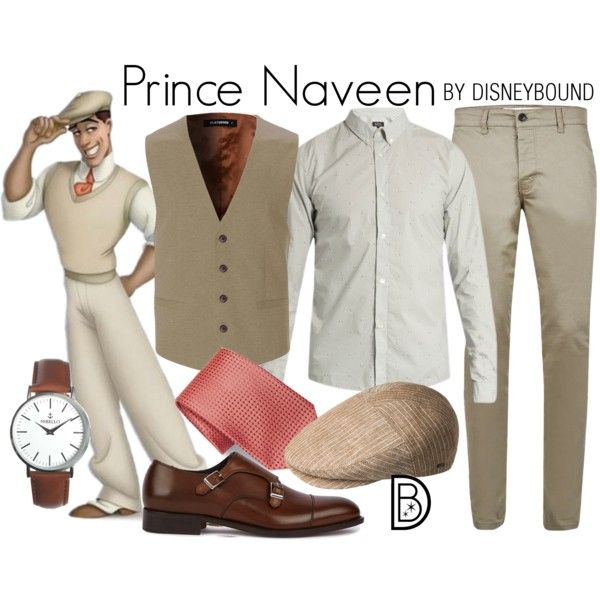 there is a man dressed in disney's prince naven by disneyland