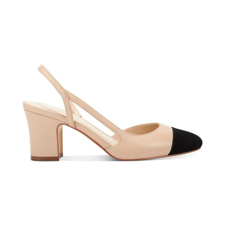 The Marc Fisher Laynie pump elevates your style with a stunning slingback silhouette. Sweeping leather straps and contrasting toe caps make a bold statement, while a 2.9' heel gives you lift without sacrificing comfort. The easy slip-on design and medium width fit let you spend less time getting shoes on and more time living your best life. With leather uppers and man-made lining, this stylish pump is as versatile as your social calendar. Thriving Aesthetic, Healthy Obsession, Wardrobe Refresh, Lace Up Espadrilles, Slouchy Boots, Brown Heels, Womens Shoes High Heels, Stiletto Pumps, Marc Fisher