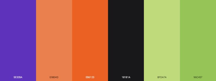 an image of the color scheme for different colors