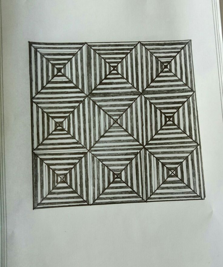 an image of a drawing on paper that looks like it is made out of squares