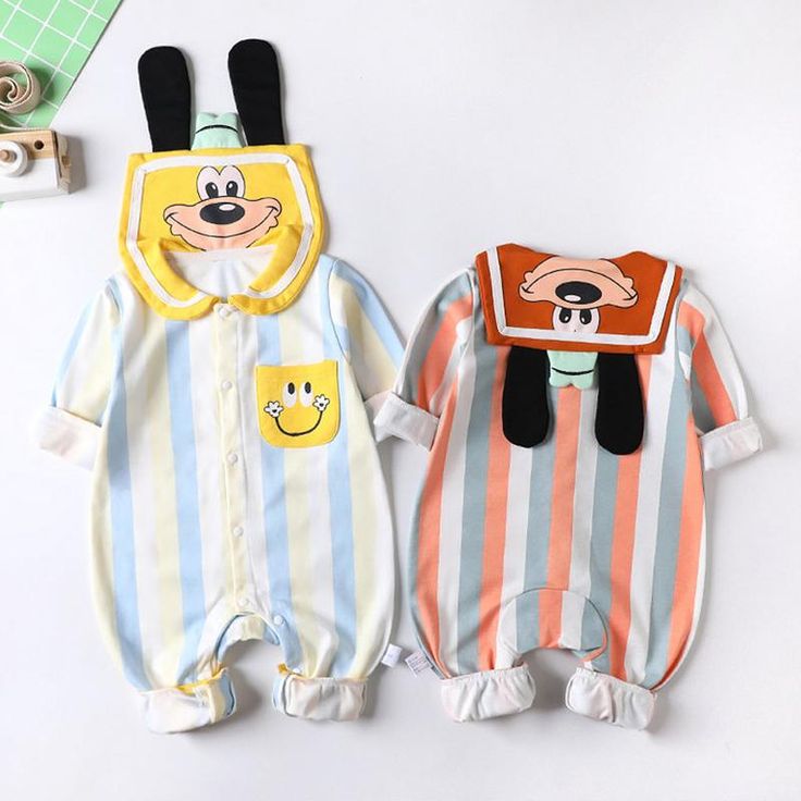 *Title: Baby Striped Puppy Sailor Collar Jumpsuit Children's Clothing*Ketword tag: solid color baby onesies bulk* Fabric: Cotton * Season: Spring * Package Include: 1 Pieces * Thickness: Regular * Care Label: On the outside White Long Sleeve Jumpsuit With Cartoon Print, White Long Sleeve Jumpsuits And Rompers With Cartoon Print, Spring Cartoon Print Onesie For Playwear, Spring Onesie With Cartoon Print For Playwear, Cute Spring Onesie With Cartoon Print, Spring Cartoon Print Bodysuit For Playtime, Playful Cartoon Print Bodysuit For Spring, Playful Cartoon Print Bubble Romper For Playtime, Spring Bodysuit With Cartoon Print For Playtime