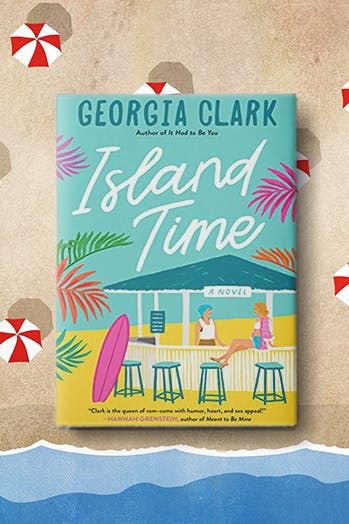 there is a book about island time on the beach