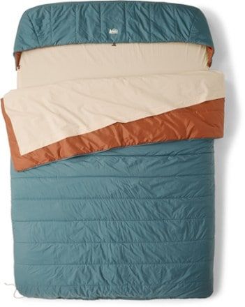 an image of a sleeping bag on the ground