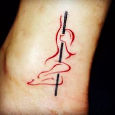 a woman's foot with a tattoo on it