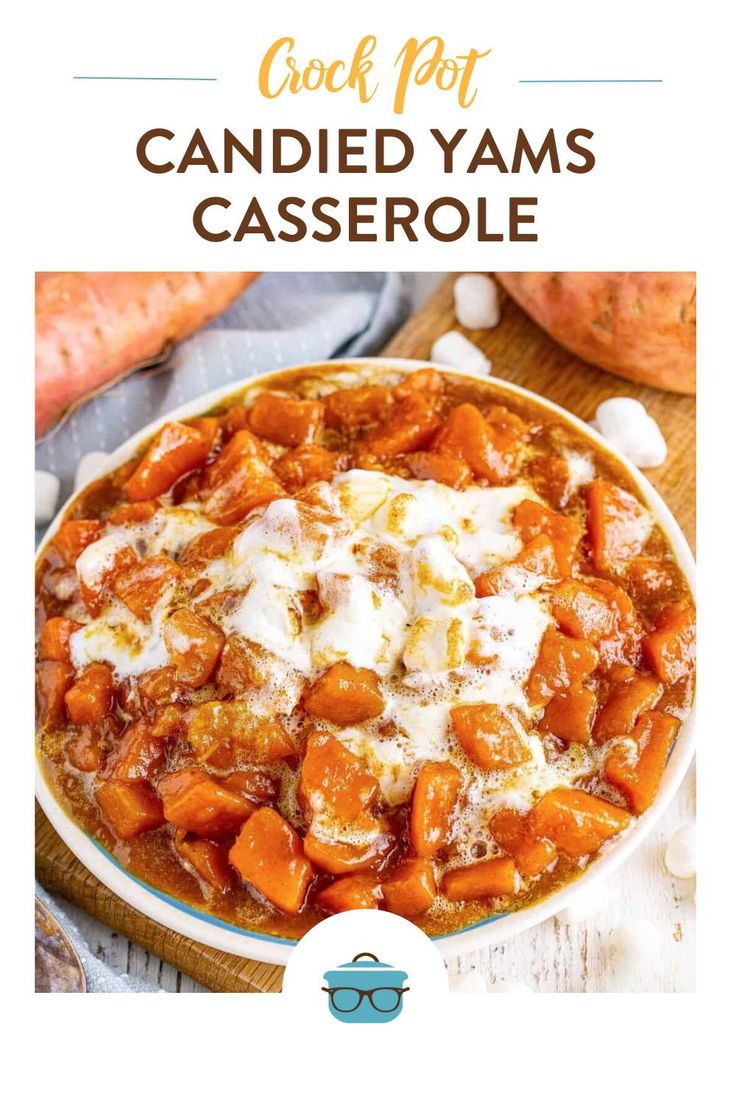 the recipe for crock pot candied yams casserole