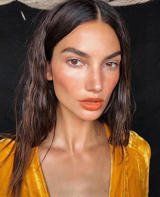 Party Make-up, Make Up Inspiration, Summer Makeup Looks, Smink Inspiration, Beauty Make-up, Lily Aldridge, Oily Hair, Glowy Makeup, Olivia Palermo