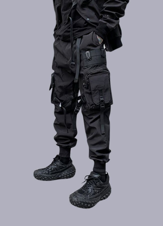 tactical techwear pants Techwear Parachute Pants With Functional Pockets For Outdoor Activities, Functional Cargo Pants For Streetwear With Belt Loops, Functional Black Parachute Pants With Belt Loops, Combat Style Cargo Pants With Belt Loops For Outdoor, Techwear Parachute Pants With Multiple Pockets For Outdoor, Combat Style Cargo Pants For Outdoor Activities, Nylon Techwear Cargo Pants With Belt Loops, Techwear Style Cargo Pants For Streetwear, Functional Streetwear Cargo Pants With Multiple Pockets