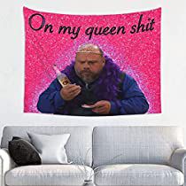 Check this out on Amazon Funny Flags, Funny College, Funny Tapestry, College Room Decor, Room Tapestry, Wall Flag, College Room, My Queen, Dorm Decor