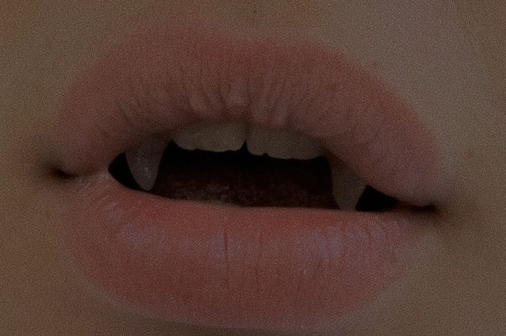 a close up view of a woman's lips