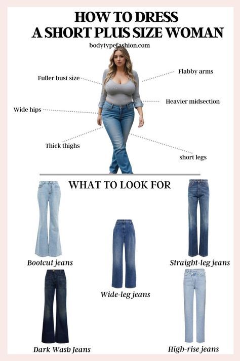 Fashion For Short Curvy Body Types, Apple Body Shape Clothes, Plus Size Body Shapes, Apple Body Shape Fashion, Dresses For Apple Shape, Curvy Casual Outfits, Curvy Body Types, Spring Attire, Apple Body Shapes