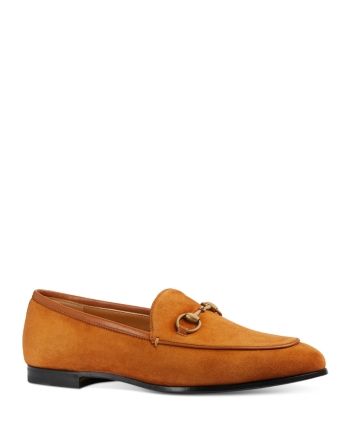 Gucci Women's Blondie Apron Toe Loafers Gucci Elegant Tassel Loafers With Leather Sole, Gucci Almond Toe Loafers For Workwear, Luxury Formal Flats For Fall, Elegant Gucci Tassel Loafers With Round Toe, Gucci Flat Heel Loafers For Work, Elegant Gucci Loafers With Flat Heel, Gucci Formal Loafers With Flat Heel, Designer Gucci Loafers For Work, Gucci Loafers With Flat Heel For Workwear