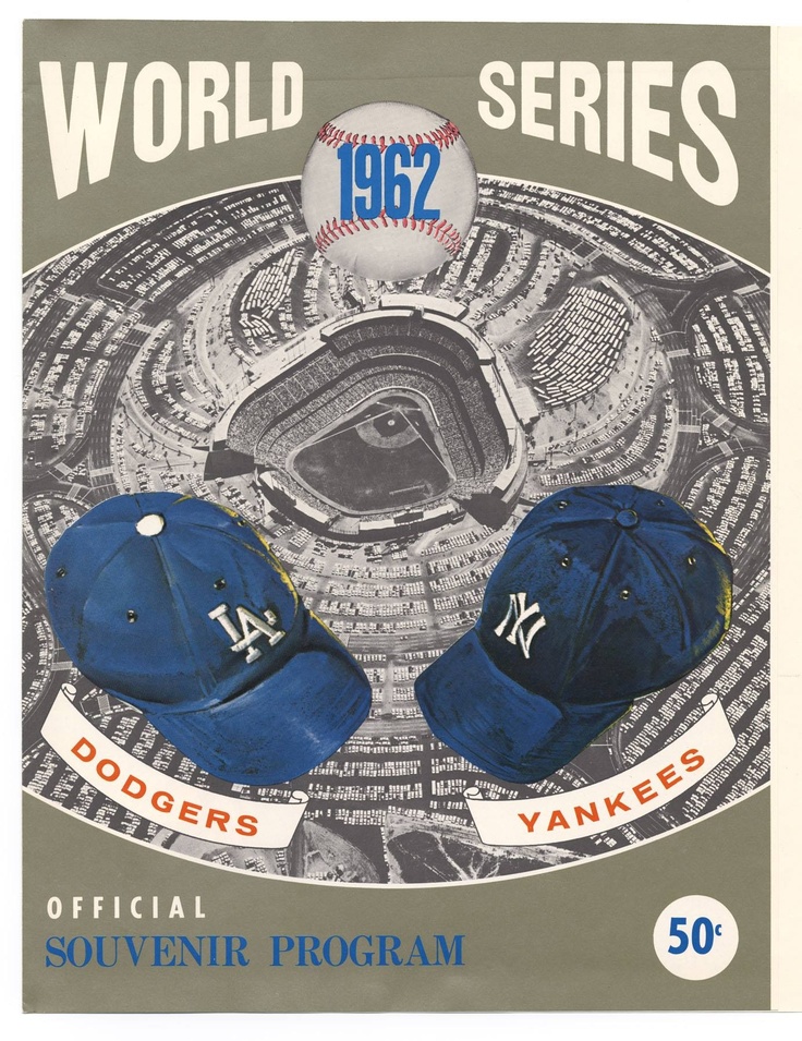 a baseball card with two dodgers hats on it