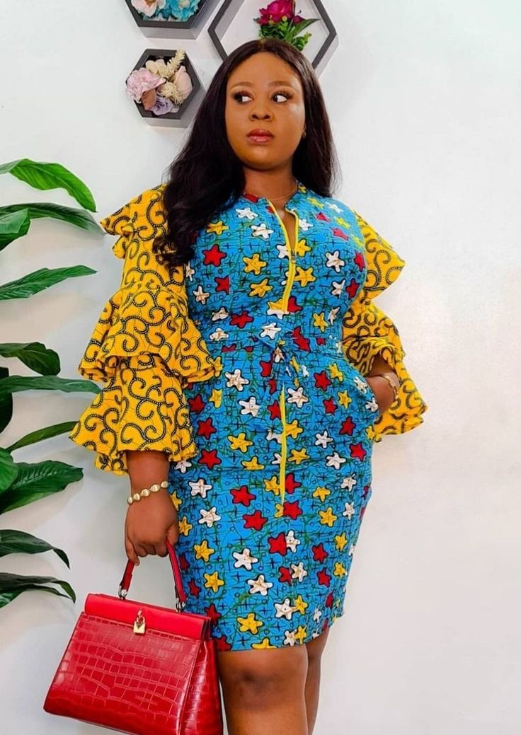 Dress For Ladies, Ankara Short Gown Styles, African Dresses For Kids, Best African Dresses, Short African Dresses, African Fashion Skirts, African Dresses Modern, Ankara Gown Styles, African Wear Dresses