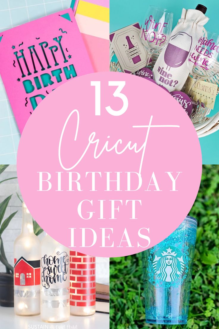 Cricut birthday gift ideas Cricut Gift Ideas Birthday, Best Friend Birthday Gift Ideas Cricut, Cricut Birthday Ideas For Women, Cricut Bday Gifts, Easy Cricut Birthday Gifts, Cricut Centerpiece Ideas Birthday, Cricut Birthday Gifts For Him, 30th Birthday Cricut Ideas, 60th Birthday Cricut Ideas