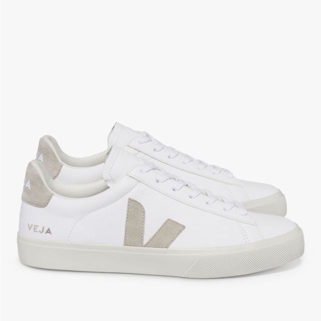 Veja Campo Leather Trainers, White/Natural, Like New, Size 10! White Everyday Sneakers For Fall, Off White Leather Sneakers For Spring, Off-white Leather Sneakers For Spring, White Everyday Sneakers, Shoes Veja, Veja Shoes, Leather Trainers, White Cream, Cream White