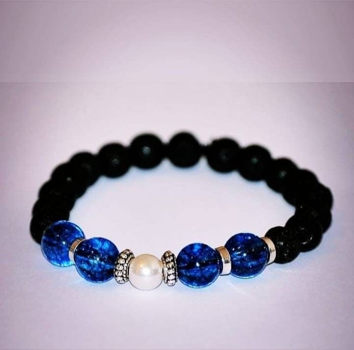 Sapphire stimulate the higher mind and aids communication on subtle and spiritual levels. It is a calming,regulating stone,which helps balance the glandular system and eases tension Elegant Beaded Crystal Bracelet For Meditation, Elegant 8mm Beads Crystal Bracelet For Meditation, Elegant Crystal Bracelet With Gemstone Beads For Meditation, Elegant Crystal Bracelet With 8mm Beads For Meditation, Elegant 8mm Beaded Crystal Bracelet For Meditation, Elegant Crystal Bracelet With Round Beads For Meditation, Elegant Round Beads Crystal Bracelet For Meditation, Elegant Lava Stone Beaded Bracelets, Elegant Gemstone Beads Stretch Bracelet For Meditation