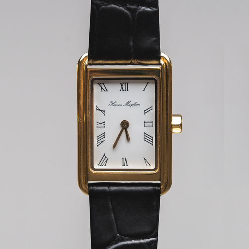 THE ICON WATCH Classic Gold Watch With Rectangular Dial, Timeless Analog Jewelry Watches For Formal Occasions, Timeless Yellow Gold Watch Accessories For Business, Timeless Yellow Gold Watches, Gold Watch Accessories With Leather Strap For Formal Occasions, Gold Watch With Leather Strap For Formal Occasions, Formal Gold Watch With Leather Strap, Timeless Yellow Gold Watch With Rectangular Dial, Timeless Gold Watches