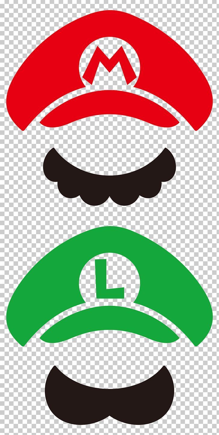 three hats with the letter l on them, one is red and one is green