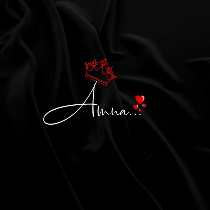 an image of a black background with red hearts and the word aman on it